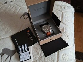 Prodám zánovní hodinky Hamilton Khaki Pilot H64715885