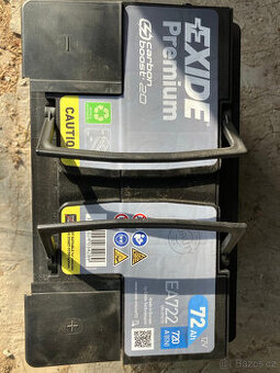 Autobaterie EXIDE 12V, 72Ah