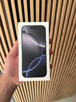 iPhone 16 pro 128gb Black Titanium FAKTURA a ZÁRUKA