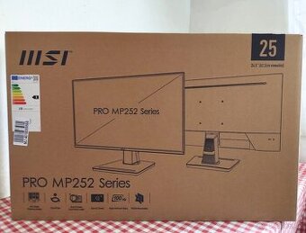 LCD monitor MSI PRO MP 252 nový, nerozbalený se zárukou