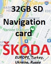 Navigace - Mapy Škoda SuperB Kodiaq, Karoq, Octavia Fabia