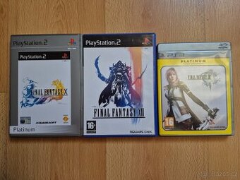 Predám hry na PS2 a PS3 Final Fantasy