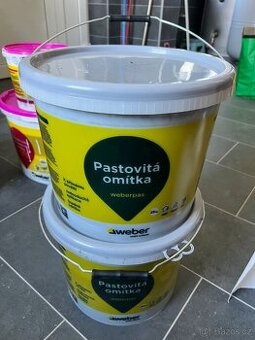 Silikonová fasádní omítka Weber SE1A- šedá