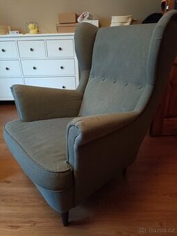 Křeslo ušák STRANDMON