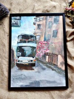 Obraz "Neoplan" zarámovaný 42x29,7