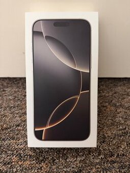 iPhone 16 Pro Max 512gb Natural titan. 100% baterie, zaruka