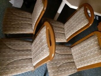 Židle jídelní 4 ks masivní - ve stavu jako nové