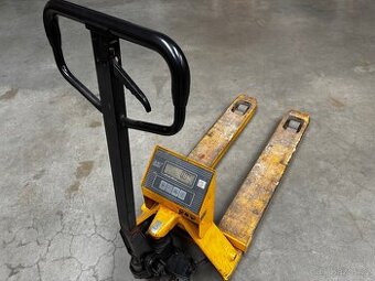 Ruční paletový vozík s váhou