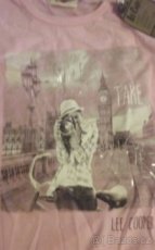 Nové Lee Cooper tričko ružové pre 9 ročné dievča