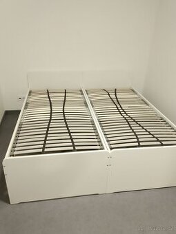 Manželská postel možno i 2 matrace