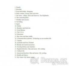 Maturitní otázky z AJ