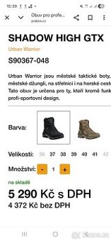 Boty polokanady taktické