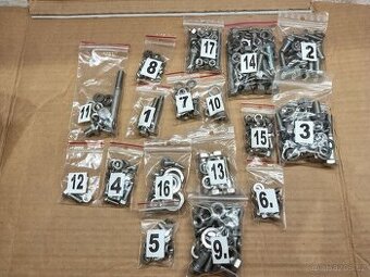 Sada šroubů Jawa 250/559 a 350/360 panelka nerez