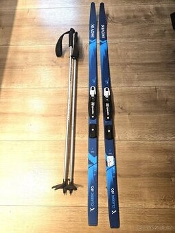 Dětské lyže Inovik Classic 150 se šupinami a hůlky 100 cm