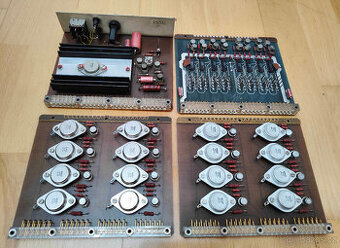TESLA  set 4ks modulových desek - RETRO ELEKTRONIKA