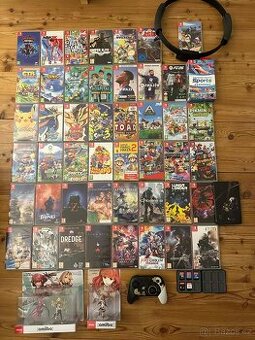 Hry + příslušenství na nintendo switch