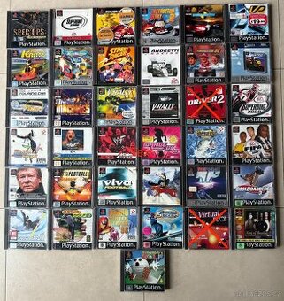 Hry playstation 1 Driver 2,V-rally,WF atd.