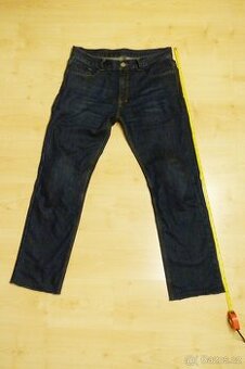 motokalhoty džínové vel. 33/34 (96/110 cm)