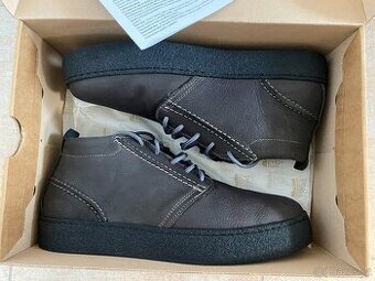 Nové pánské kožené zimní boty Baťa s kožichem - č. 44