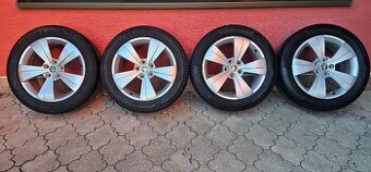 Originál alu Škoda Superb 3 5x112 215/55 R17 - 4mm