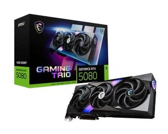 MSI GeForce RTX 5080 16G GAMING TRIO OC.nová