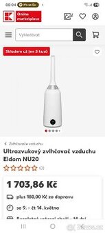 Ultrazvukový zvlhčovač 6l