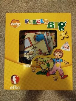 Dětské puzzle Efko Big Baby Farma