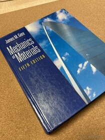 Prodám 5. vydání knihy Mechanics of Materials James M. Gere - 1