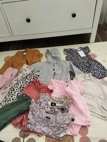 Balík oblečení vel.68 holčička,Zara, Reserved,H&M, Hippokids