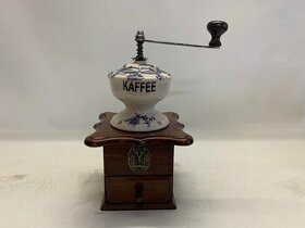 Porcelánový stolní mlýnek na kávu - cibulák č. 11