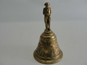 Starý mosazný zvon, zvonek, Napoleon - 1