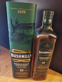 Bushmills 10 letá whisky včetně obalu