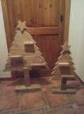 dřevěný vánoční stromeček