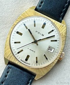 Československé Retro Vintage hodinky PRIM Štvorec ze 70. let