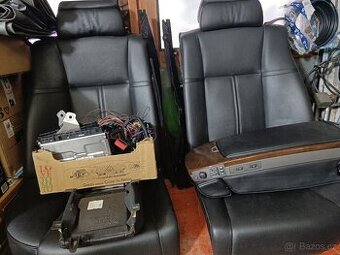 Zadní komfortní sedačky BMW E65 (včetně jednotek a kabeláže)