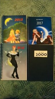 Lunární publikace Krásné paní 2000,2013,2014,2017