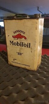 Stara plechovka Mobiloil Gargoyle