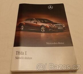 Koupím návod k obsluze CZ verze Mercedes-Benz Třída E