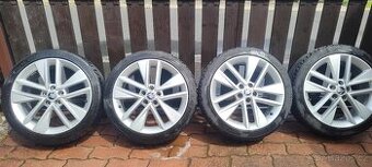 Originál sada alu disků Škoda Clubber 5x100 Fabia 3 r17