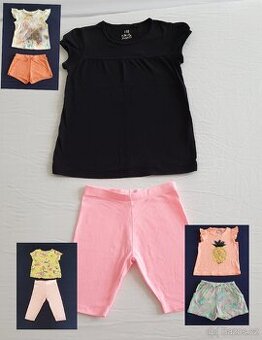 4x letní set (tričko a kraťasy)