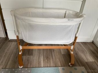 Pojízdná přístavná postýlka BabyGo Amila