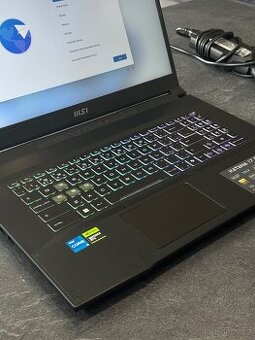 Notebook MSI KATANA 17 B12UCXK | i5 , RTX 2050 | Záruka