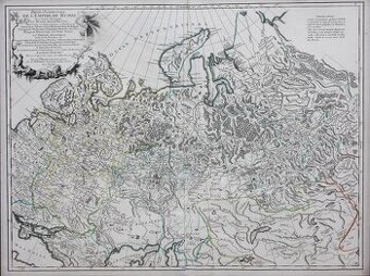 Vagondy, Empireé de Russié, mapa 1760 - 1