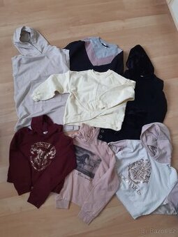 Mikiny zn. H & M a Zara vel. přibližně 134