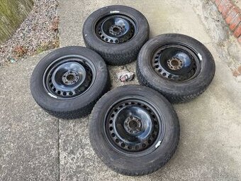 Plechové disky Ford Mondeo 5x108 R16 s celoroční pneu Fulda