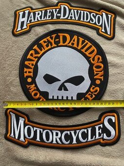 HARLEY DAVIDSON nášivky na záda