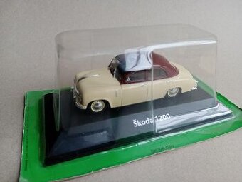 Škoda 1200 DeAgostini, kovový model 1:43