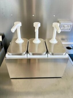 Dávkovač kečup-majo-hořčice - Gastro dispenser 2L x 3