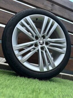 Alu kola 5x112 r18 s letním pneu (Sirius)
