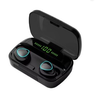 Bezdrátová sluchátka M10 TWS s powerbankou